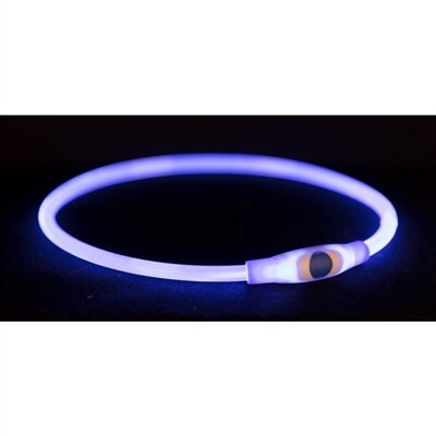 TRIXIE LICHTGEVENDE HALSBAND USB FLASH LIGHT OPLAADBAAR TPU MULTI