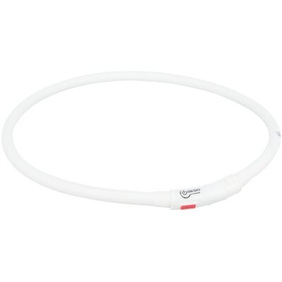 TRIXIE LICHTGEVENDE HALSBAND HOND USB SILICONEN OPLAADBAAR MEERKLEURIG