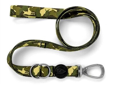 MORSO HONDENRIEM VERSTELBAAR GERECYCLED FULL METAL DOG BRUIN