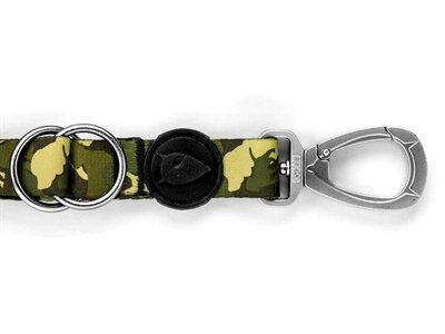 MORSO HONDENRIEM VERSTELBAAR GERECYCLED FULL METAL DOG BRUIN