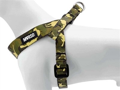 MORSO MINI HONDENTUIG VERSTELBAAR GERECYCLED FULL METAL DOG BRUIN