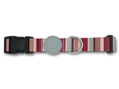 MORSO HALSBAND HOND GERECYCLED SKYLINE ROOD / ROZE