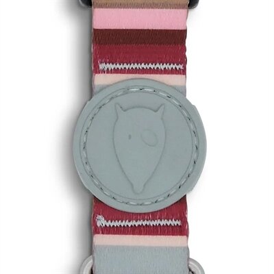 MORSO HALSBAND HOND GERECYCLED SKYLINE ROOD / ROZE