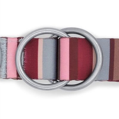 MORSO HONDENRIEM VERSTELBAAR GERECYCLED SKYLINE ROOD / ROZE