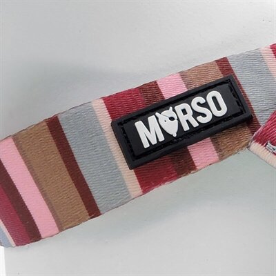 MORSO MINI HONDENTUIG VERSTELBAAR GERECYCLED SKYLINE ROOD / ROZE