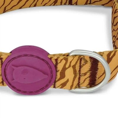 MORSO HALSBAND HOND GERECYCLED JUNGLE DRUM ORANJE
