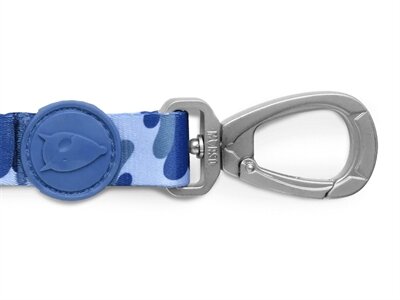 MORSO HONDENRIEM GERECYCLED SPLASH BLAUW