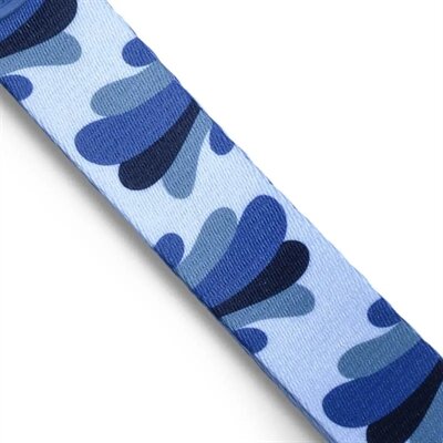 MORSO HONDENRIEM VERSTELBAAR GERECYCLED SPLASH BLAUW