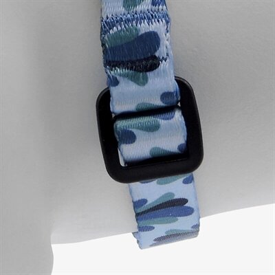 MORSO MINI HONDENTUIG VERSTELBAAR GERECYCLED SPLASH BLAUW