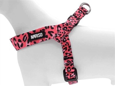 MORSO MINI HONDENTUIG VERSTELBAAR GERECYCLED BUBBLE LEO ROZE