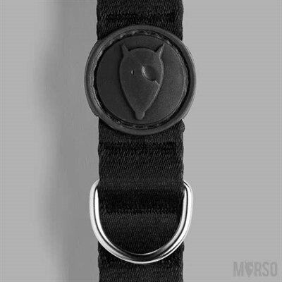MORSO HALSBAND HOND GERECYCLED PURENESS ZWART