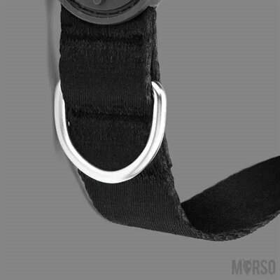 MORSO HALSBAND HOND GERECYCLED PURENESS ZWART