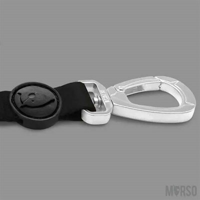 MORSO HONDENRIEM VERSTELBAAR GERECYCLED PURENESS ZWART