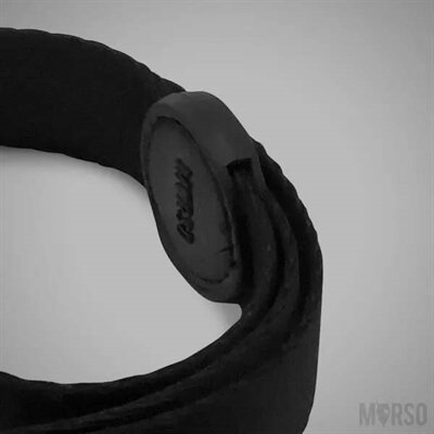MORSO HONDENRIEM VERSTELBAAR GERECYCLED PURENESS ZWART
