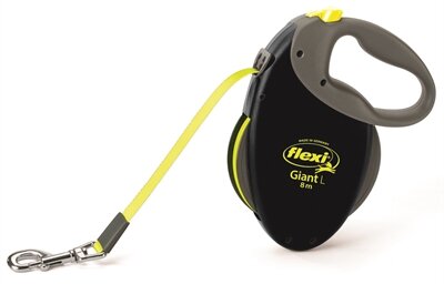 FLEXI ROLLIJN GIANT TAPE NEON ZWART / GEEL