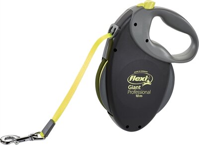 FLEXI ROLLIJN GIANT TAPE PROFESSIONAL NEON ZWART / GEEL