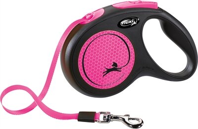 FLEXI ROLLIJN NEW CLASSIC NEON TAPE ZWART / ROZE