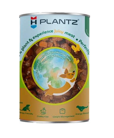 HENART PLANTZ VLEESACHTIGE RUND STUKKEN IN GRAVY