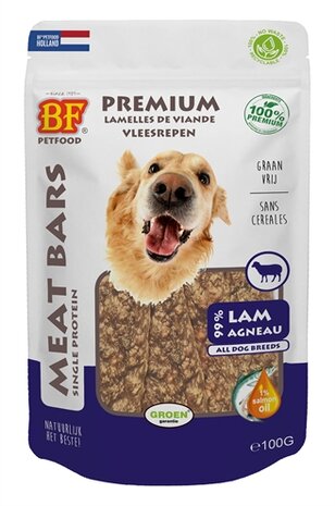 BF PETFOOD MEAT BARS LAM