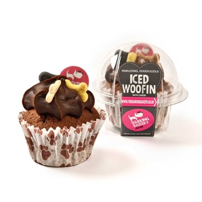 THE BARKING BAKERY VANILLA WOOFIN MET CAROB GLAZUUR
