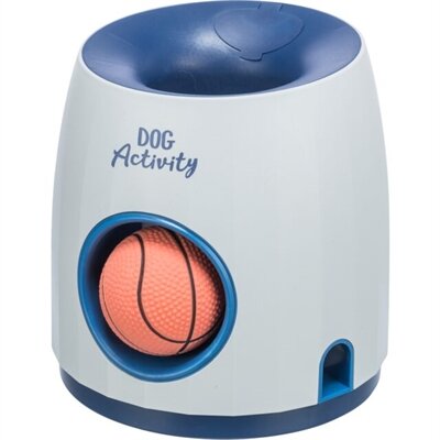 TRIXIE DOG ACTIVITY STRATEGIESPEL BALL&amp;TREAT WIT / BLAUW