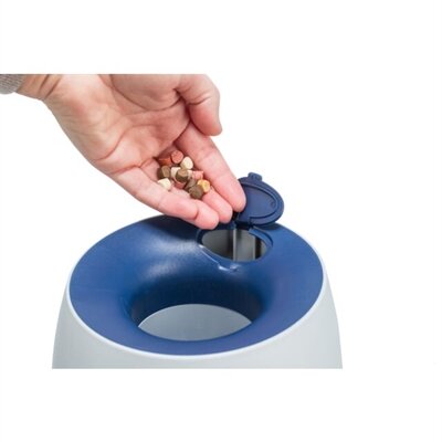 TRIXIE DOG ACTIVITY STRATEGIESPEL BALL&amp;TREAT WIT / BLAUW