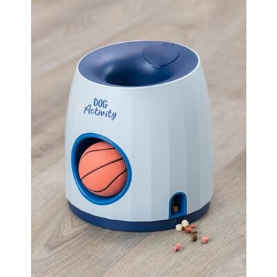 TRIXIE DOG ACTIVITY STRATEGIESPEL BALL&amp;TREAT WIT / BLAUW