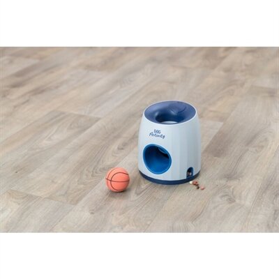 TRIXIE DOG ACTIVITY STRATEGIESPEL BALL&amp;TREAT WIT / BLAUW