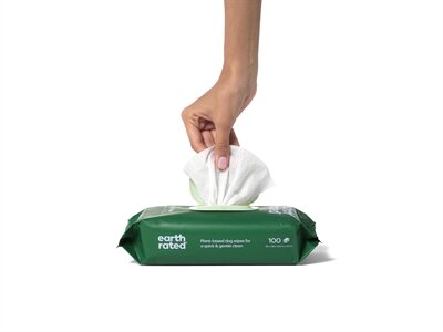 EARTH RATED DOG WIPES LAVENDEL COMPOSTEERBAAR