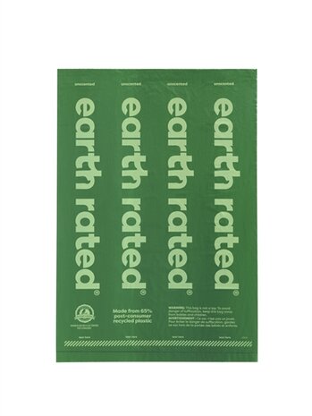 EARTH RATED POEPZAKJES GEURLOOS GERECYCLED
