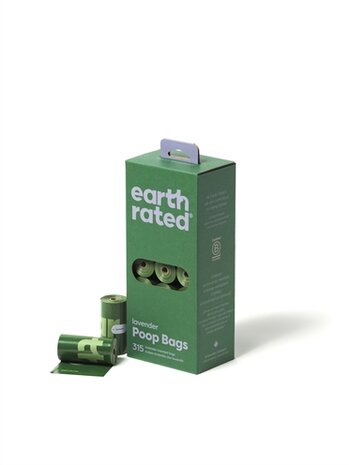 EARTH RATED POEPZAKJES LAVENDEL GERECYCLED