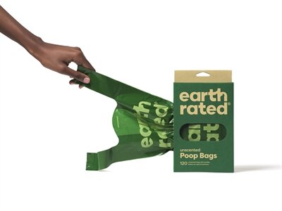 EARTH RATED POEPZAKJES MET HANDVATEN GEURLOOS GERECYCLED