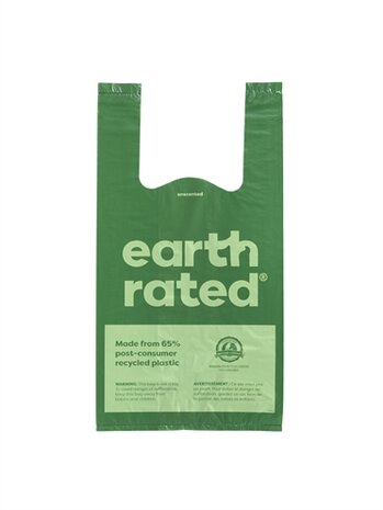 EARTH RATED POEPZAKJES MET HANDVATEN GEURLOOS GERECYCLED