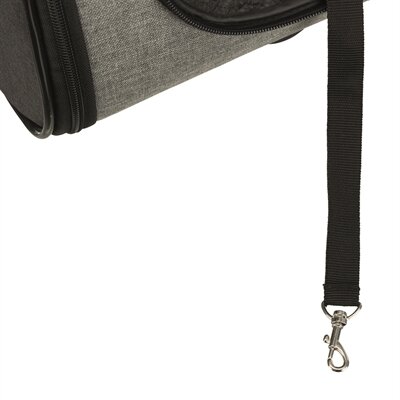 TRIXIE REISMAND TROLLEY ZWART / LICHTGRIJS