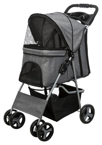 TRIXIE HONDENBUGGY GRIJS