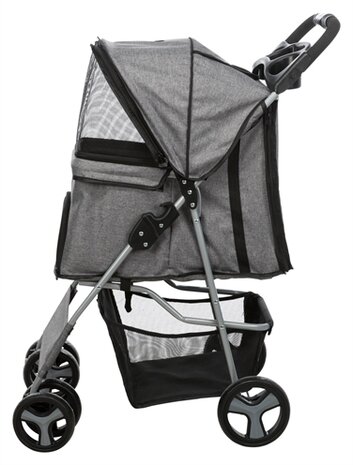TRIXIE HONDENBUGGY GRIJS