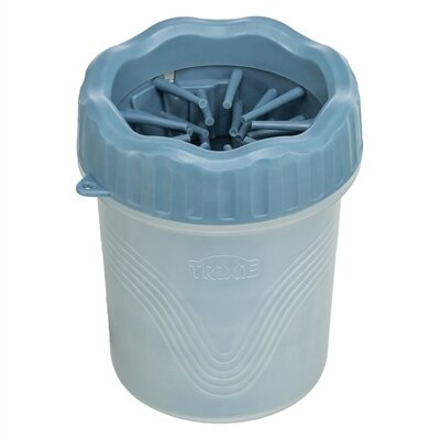 TRIXIE POOTREINIGER VOOR DE HOND SILICONE / PP BLAUW