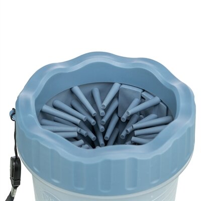 TRIXIE POOTREINIGER VOOR DE HOND SILICONE / PP BLAUW
