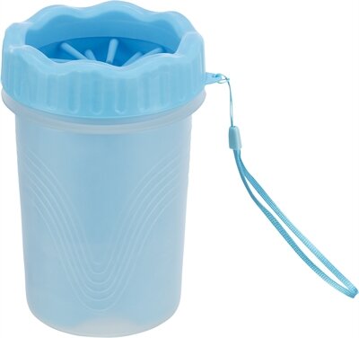 TRIXIE POOTREINIGER VOOR DE HOND SILICONE / PP BLAUW