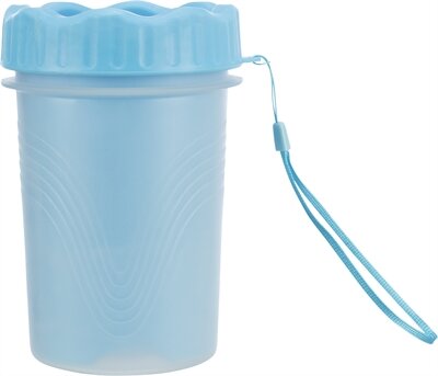 TRIXIE POOTREINIGER VOOR DE HOND SILICONE / PP BLAUW