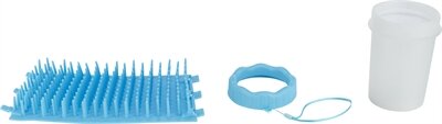 TRIXIE POOTREINIGER VOOR DE HOND SILICONE / PP BLAUW