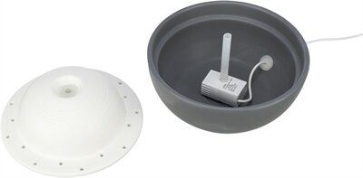 TRIXIE VITAL DOME DRINKFONTEIN KERAMIEK GRIJS / WIT
