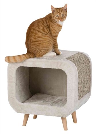 TRIXIE ALICIA RELAX HUIS LICHTGRIJS / GRIJS GEMELEERD