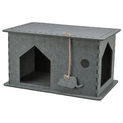 TRIXIE KATTENMAND HUIS LENE VILT GRIJS