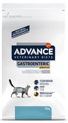 ADVANCE VETERINARY DIET CAT GASTROENTERIC SPIJSVERTERING SENSITIVE
