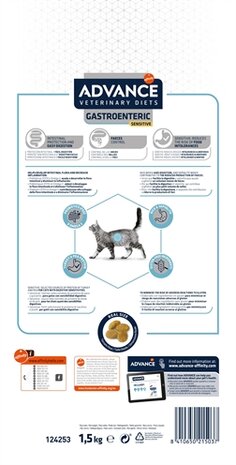 ADVANCE VETERINARY DIET CAT GASTROENTERIC SPIJSVERTERING SENSITIVE