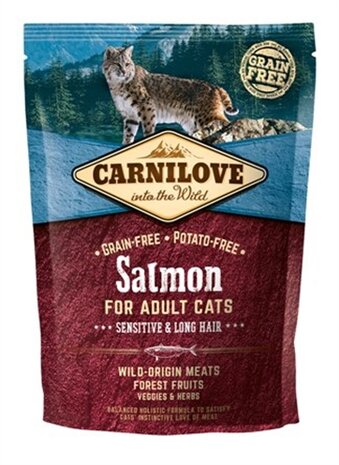 CARNILOVE SALMON SENSITIVE / LONG HAIR