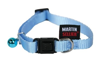 KATTENHALSBAND NYLON UNI BLAUW