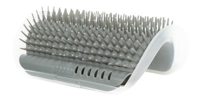 TRIXIE MASSAGEBORSTEL MUUR HOEK GRIJS
