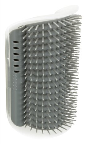 TRIXIE MASSAGEBORSTEL MUUR HOEK GRIJS